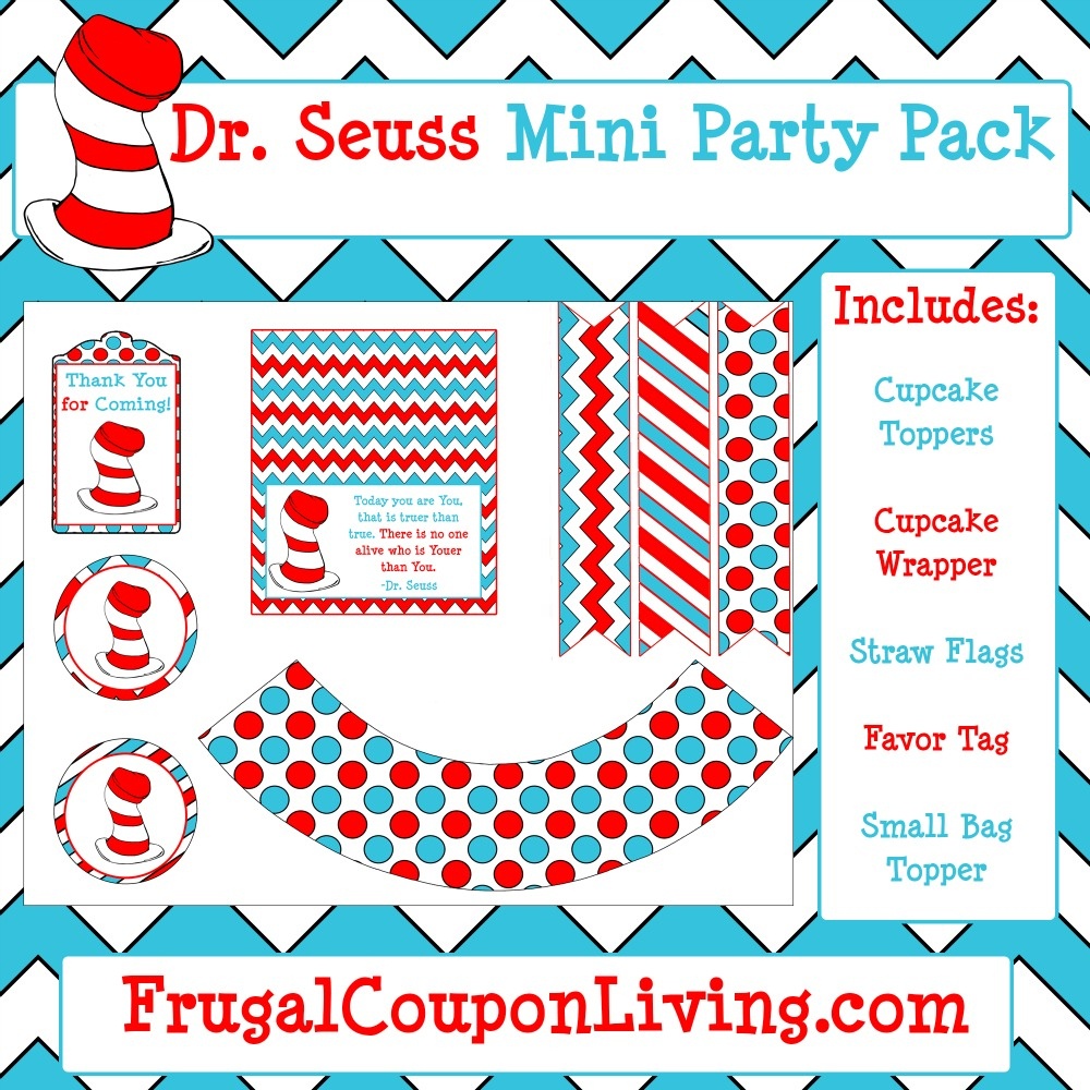 Free Dr. Seuss Party Pack Printable - Dr Seuss Free Printables