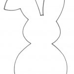 Free Easter Bunny Banner Printable | Pallets | Easter Crafts, Easter   Free Printable Bunny Templates
