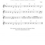 Free Easy Soprano Recorder Sheet Music   Old Macdonald Had A Farm   Free Printable Recorder Sheet Music For Beginners