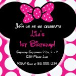 Free Editable Minnie Mouse Birthday Invitations | Minnie Mouse Sba   Free Printable Minnie Mouse Party Invitations