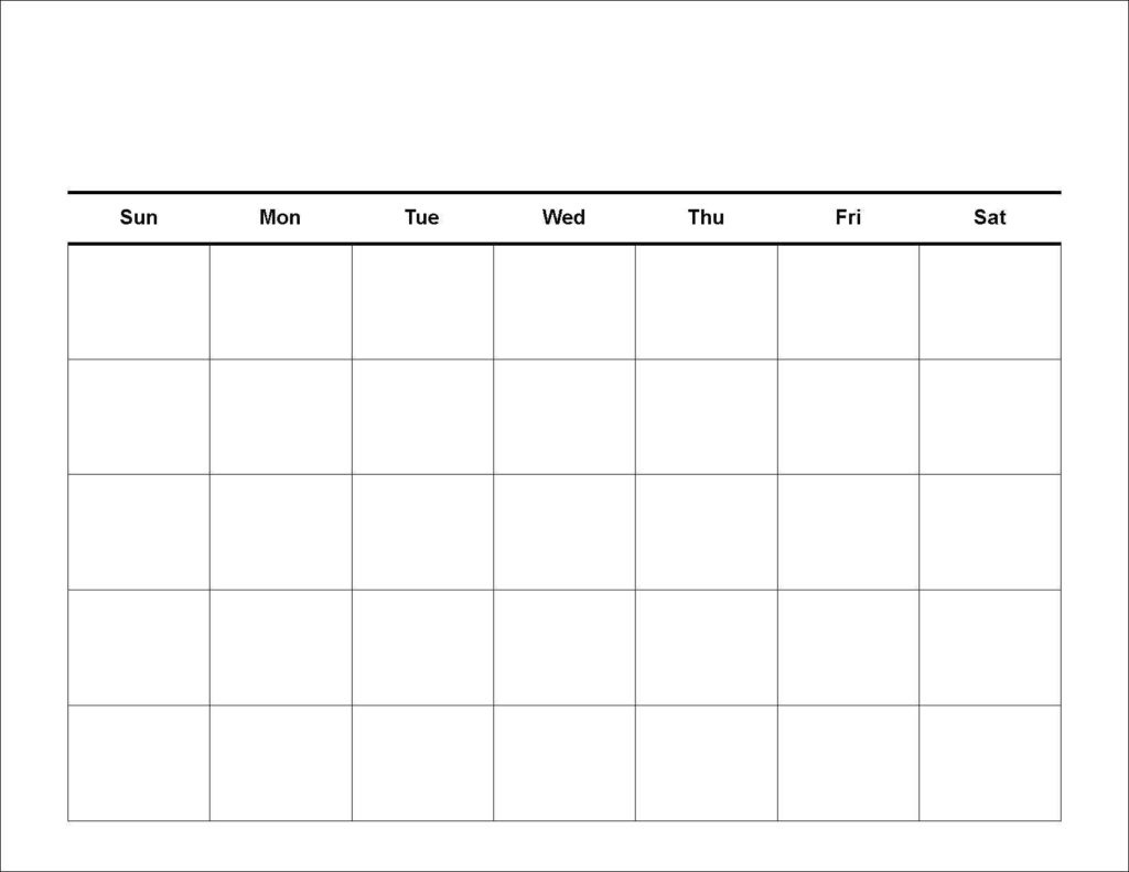 free work schedule template monthly