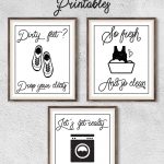 Free Farmhouse Laundry Room Printables For Moms   The Cards We Drew   Free Laundry Room Printables