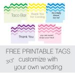 Free Favor Tags For Parties | Cutestbabyshowers   Free Printable Thank You Tags For Birthdays