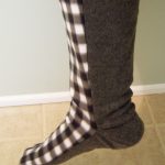 Free Fleece Sock Sewing Pattern | Fleece Sock Tutorial | Sewing   Free Printable Fleece Sock Pattern