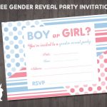 Free Gender Reveal Party Invitation | Free Party Invitationsruby   Free Gender Reveal Printables