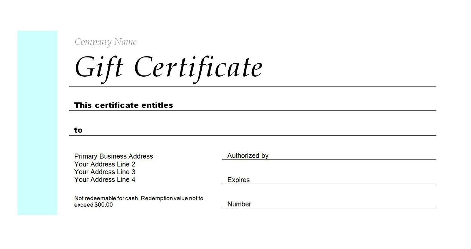 Free Gift Certificate Templates You Can Customize - Free Printable Pedicure Gift Certificate
