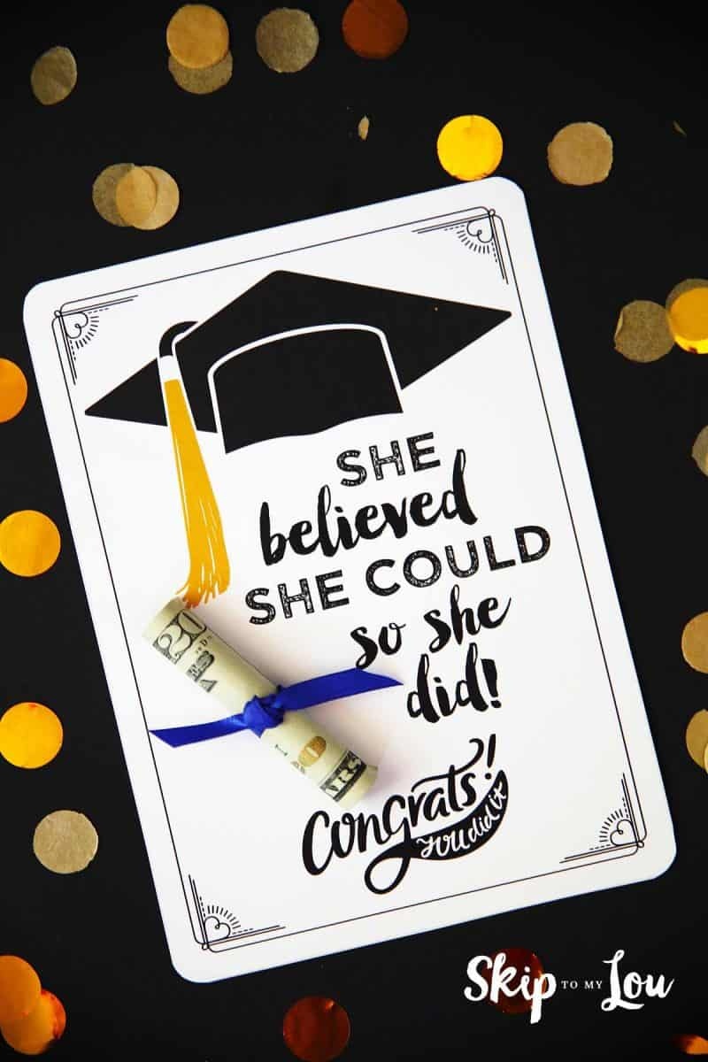 Free Graduation Cards With Positive Quotes And Cash! - Graduation Cards Free Printable Funny