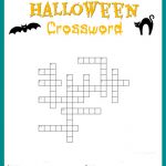 Free Halloween Crossword Puzzle Printable Worksheet Available With   Halloween Crossword Printable Free
