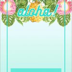 Free Hawaiian Luau Flyer Template Beautiful Luau Party Invitations   Hawaiian Party Invitations Free Printable