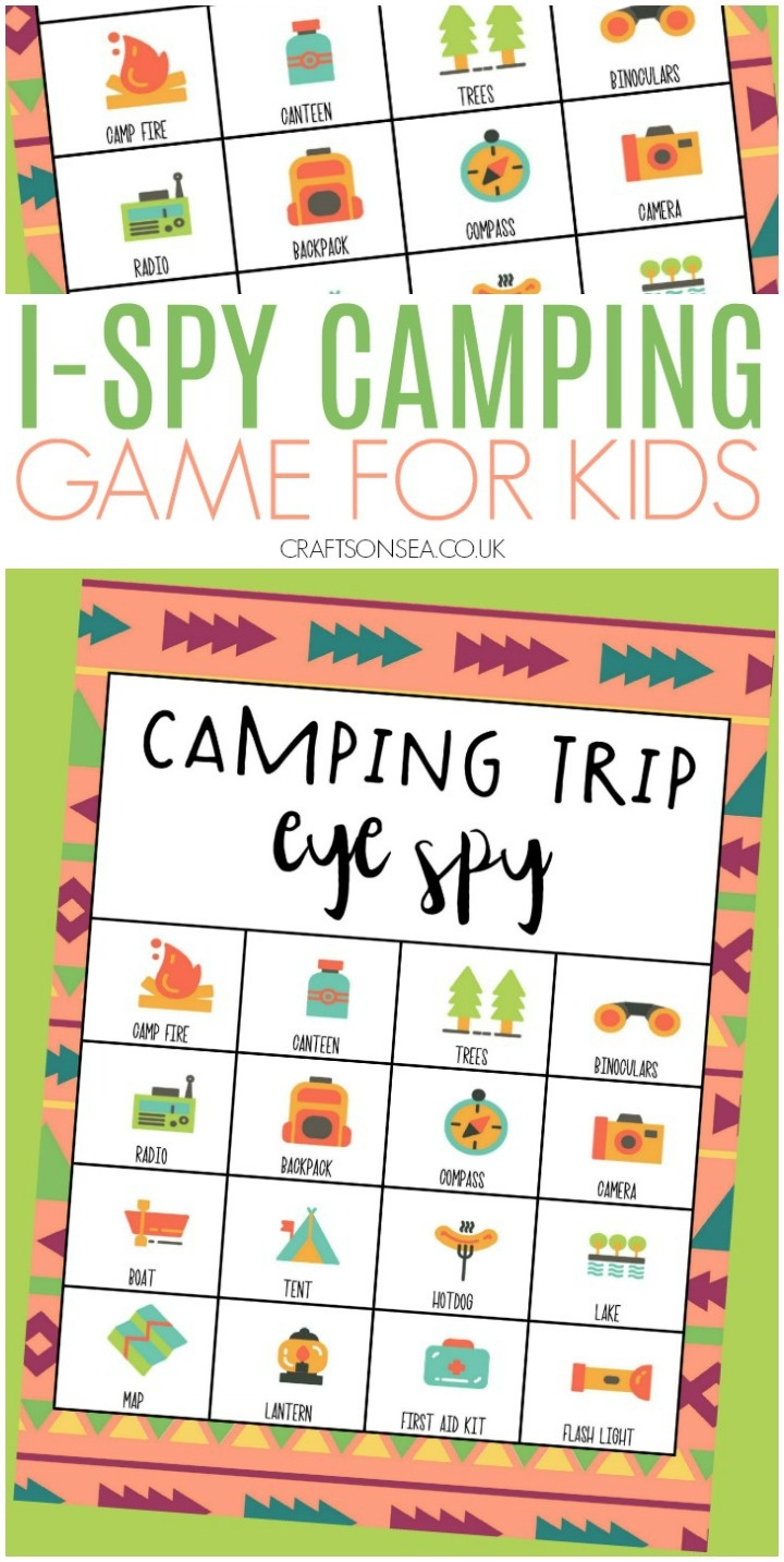 Free Printable Camping Games