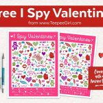 Free I Spy Valentines Printable Game   Teepee Girl   Free Printable Doctor Who Valentines