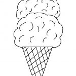 Free Ice Cream Cone Coloring Page, Download Free Clip Art, Free Clip   Ice Cream Cone Template Free Printable
