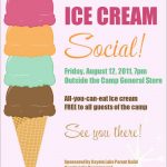 Free Ice Cream Social Template Elegant 16 Ice Cream Flyer Templates   Ice Cream Cone Template Free Printable