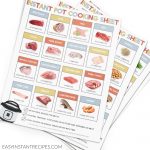 Free Instant Pot Cooking Times Cheat Sheet Printable   Free Printable Instant Pot Cheat Sheet