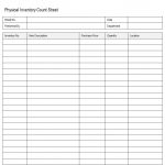 Free Inventory Count Sheet | Accounting | Timesheet Template   Free Printable Inventory Sheets Business