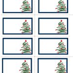 Free Labels Printable | Free Printable Christmas Labels With Trees   Free Printable Christmas Tags Templates