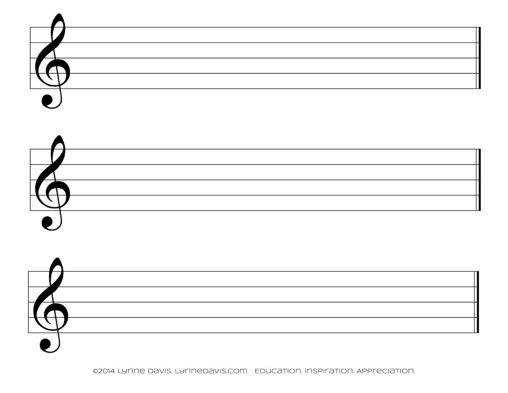 Free Large Staff Paper - Kaza.psstech.co - Free Printable Music Staff