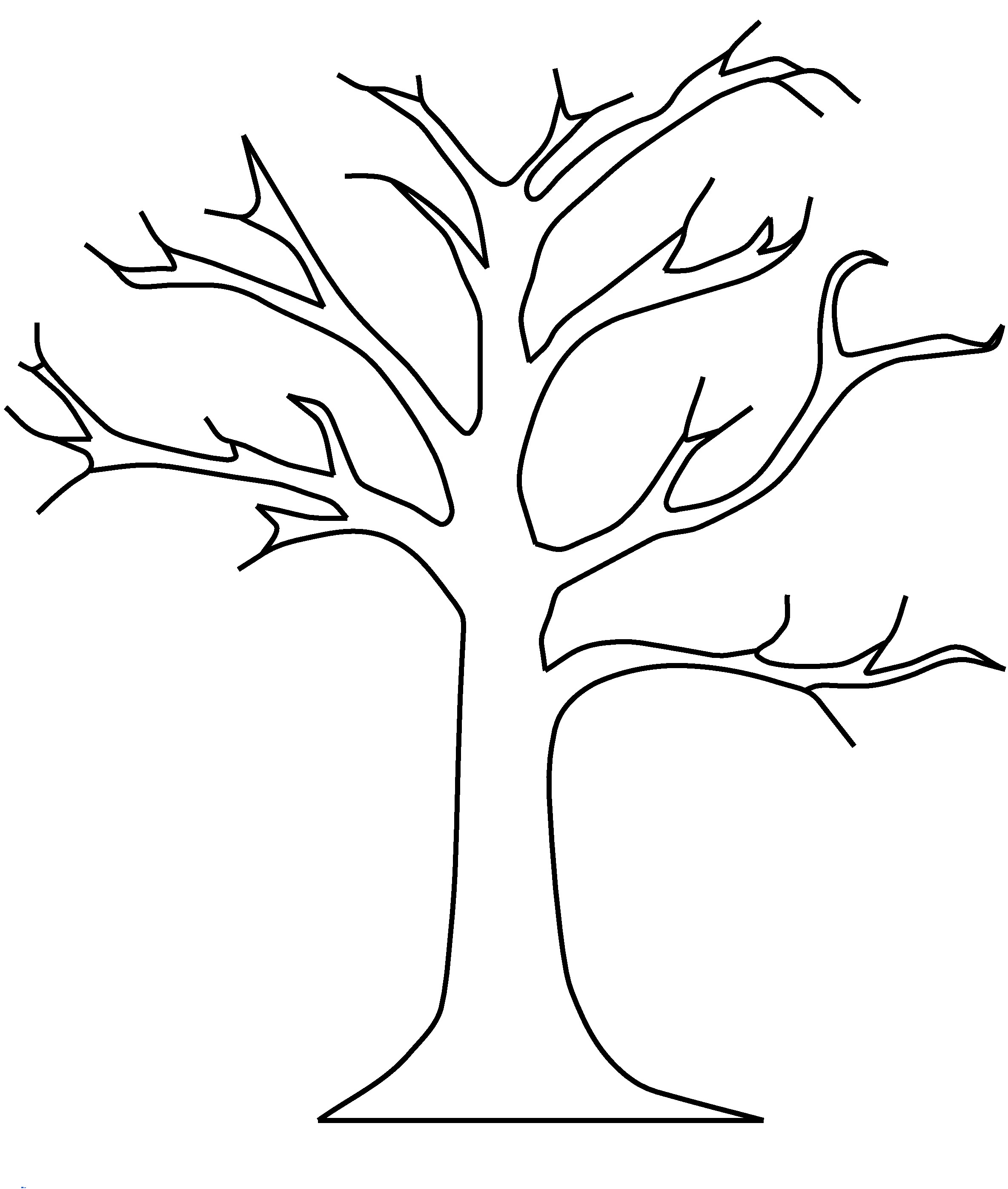 Free Leafless Tree Outline Printable, Download Free Clip Art, Free - Free Printable Tree Template