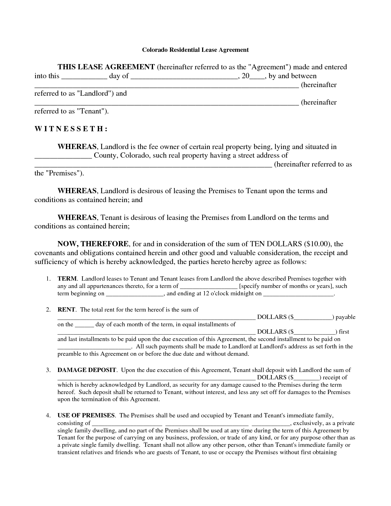 free printable michigan residential lease agreement free printable