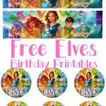 Free Lego Elves Birthday Party Printable Files | Cupcake Topper   Free Lego Water Bottle Printables