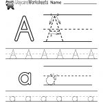 Free Letter A Alphabet Learning Worksheet For Preschool Plus Lots Of   Free Letter Printables For Preschool