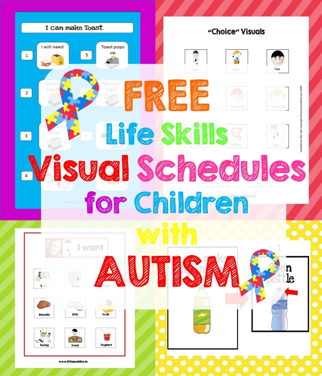 Free Life Skills Printable – Little Puddins Free Printables - Free Pecs Printables