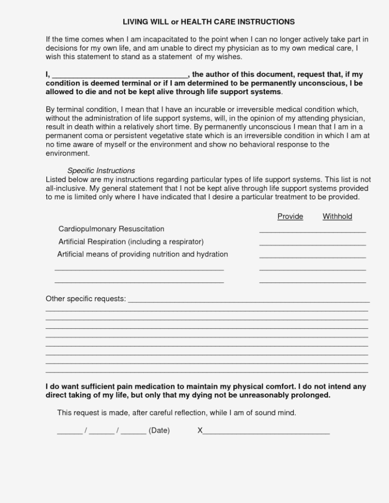 Free Last Will And Testament Templates A Will Pdf Word Free 