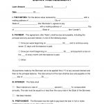 Free Loan Agreement Templates   Pdf | Word | Eforms – Free Fillable   Free Printable Personal Loan Forms