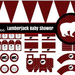 Free Lumberjack Baby Shower Party Printable In 2019 | Lumberjack   Lumberjack Printables Free