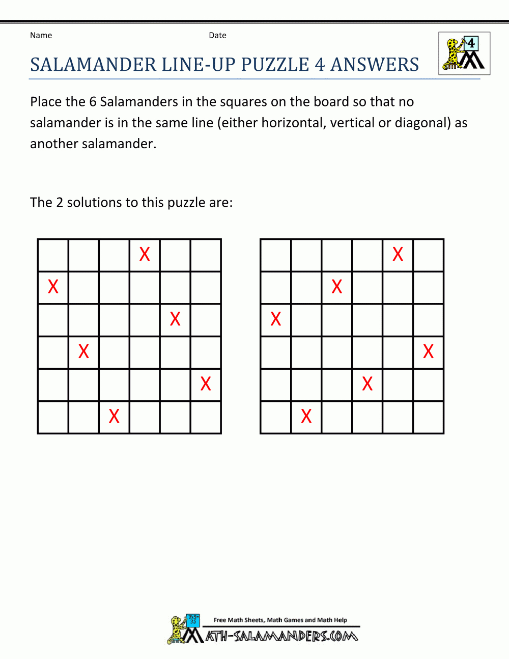 Free Math Puzzles 4Th Grade - Printable Brain Games For Seniors Free