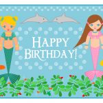 Free Mermaid Birthday Party Printables From Printabelle | Mermaid   Free Mermaid Printables