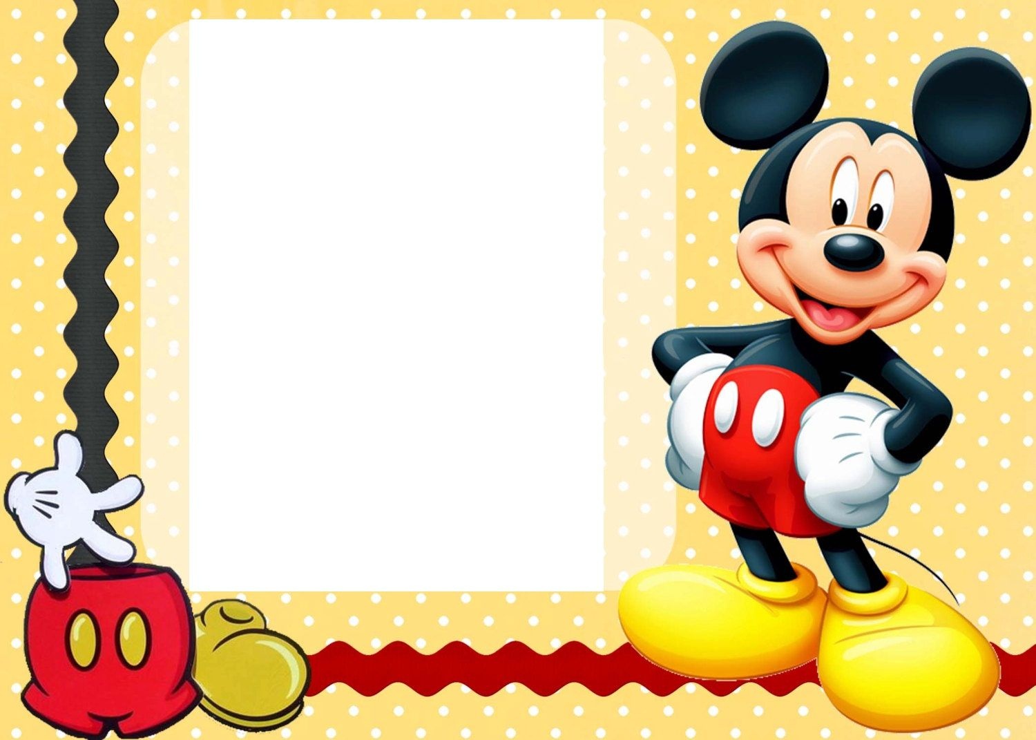Free Mickey Mouse Birthday Invitations - Kaza.psstech.co - Free Printable Mickey Mouse Birthday Invitations