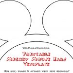 Free Mickey Mouse Ears Template | Misc | Mickey Mouse Ears, Mouse   Free Printable Minnie Mouse Ears Template