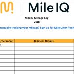 Free Mileage Log Template For Excel   Track Your Miles   Free Printable Mileage Log