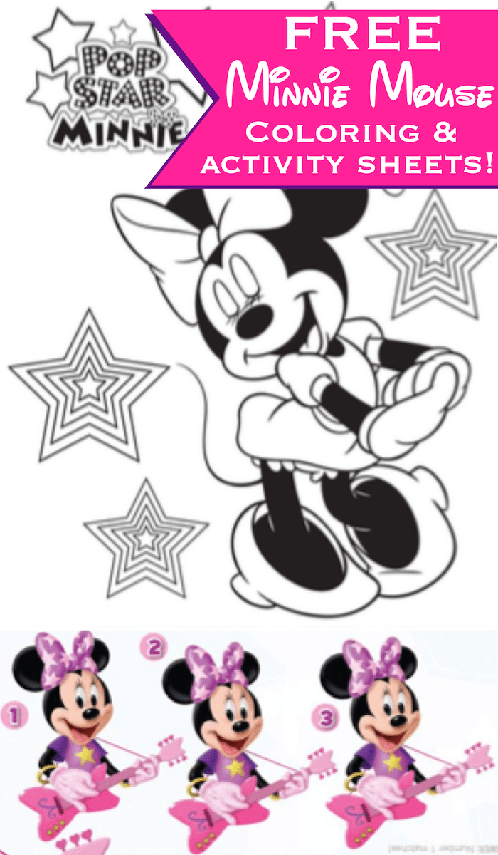 Free Minnie Mouse Printable Coloring Pages And Activity Sheets - Free Minnie Mouse Printables