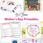 Free Mother's Day Printables | Mothers Day | Grandmas Mothers Day   Free Mother&#039;s Day Printables