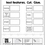 Free Nonfiction Text Features Matching Activity | Tpt Free Lessons   Free Library Skills Printable Worksheets