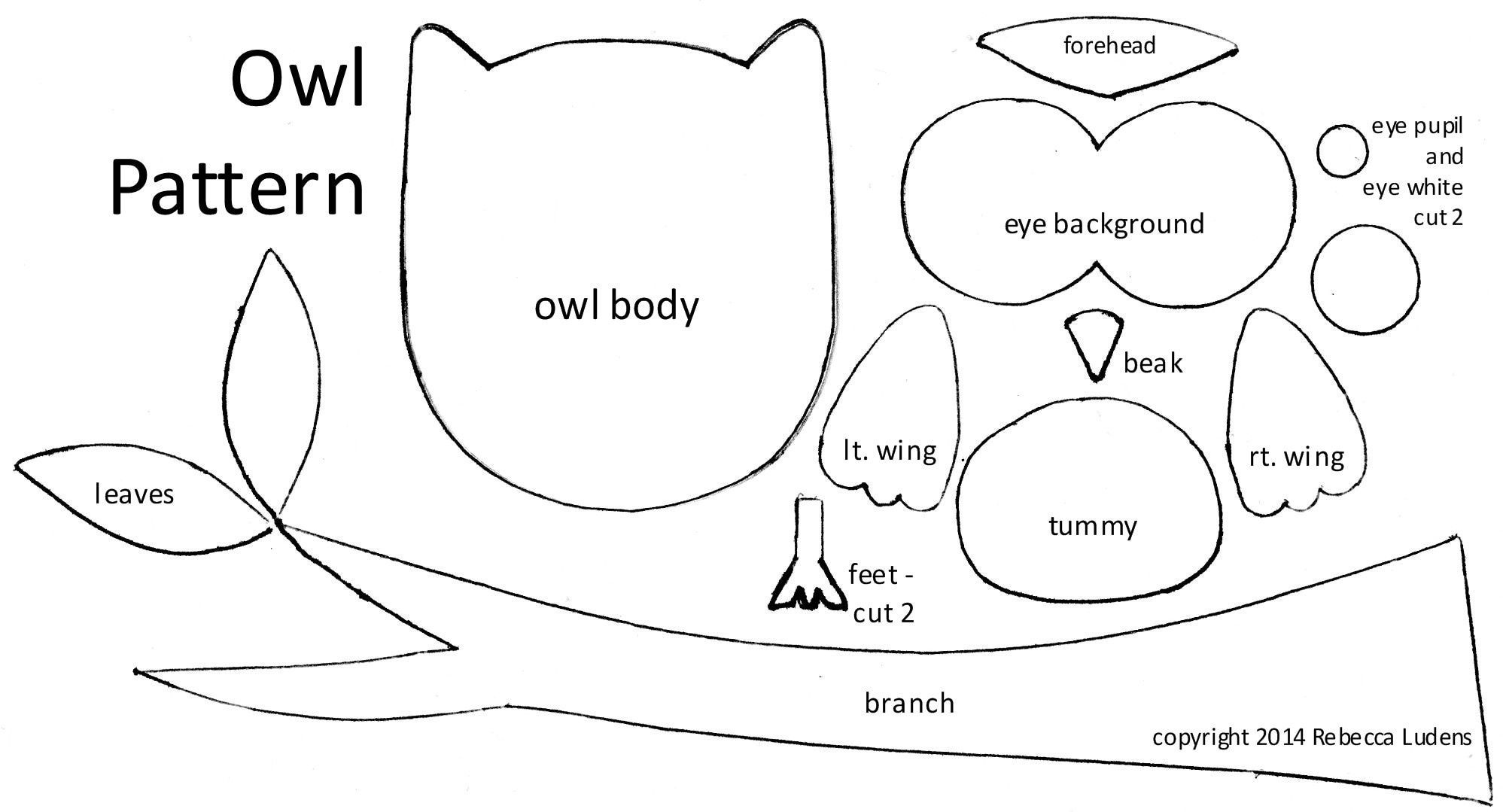 Free Owl Pattern For Scrapbooking And Greeting Cards | Baby &amp;lt;3 | Owl - Free Owl Printable Template