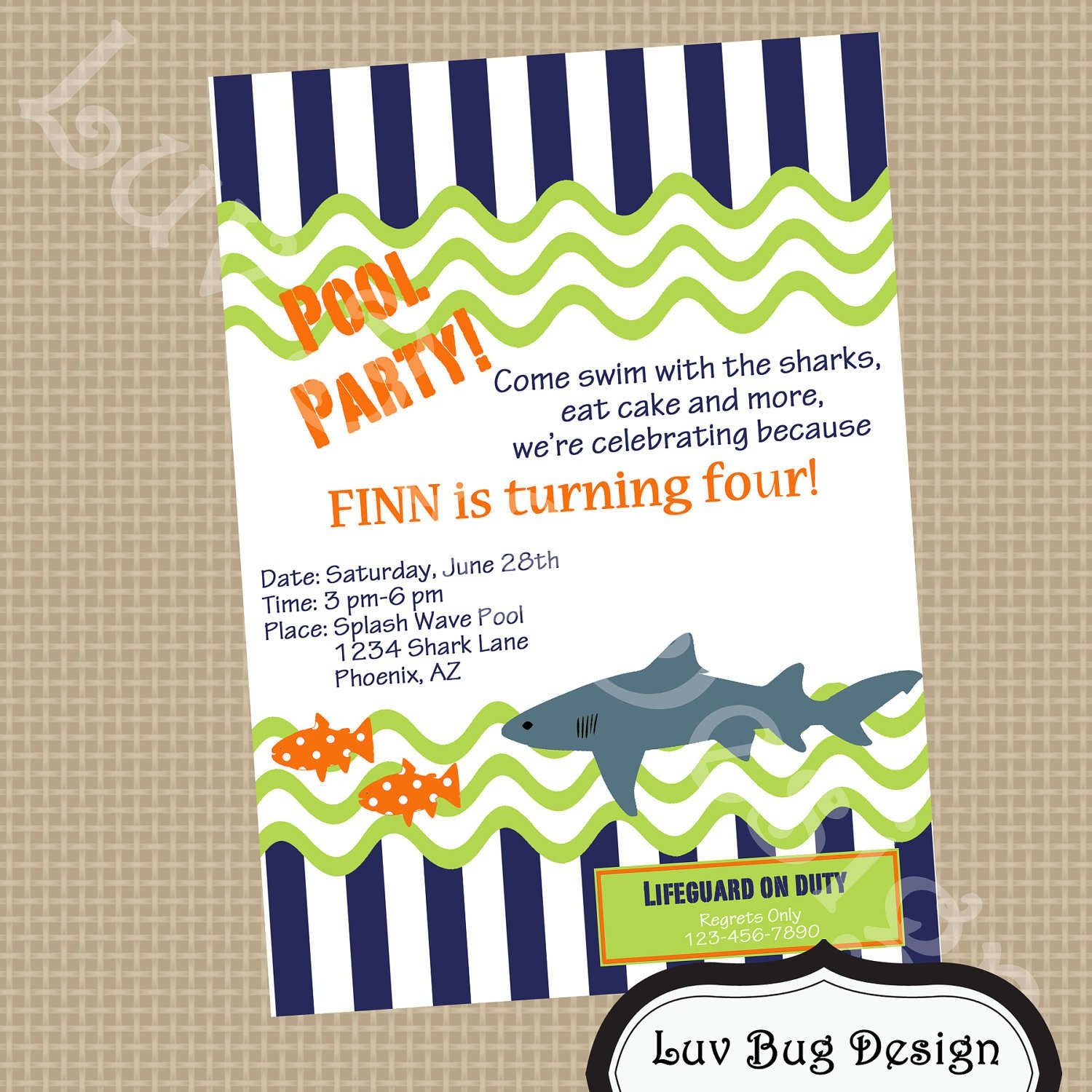 Free Party Invitation Templates | Free Printable Pool Party - Free Printable Water Birthday Party Invitations