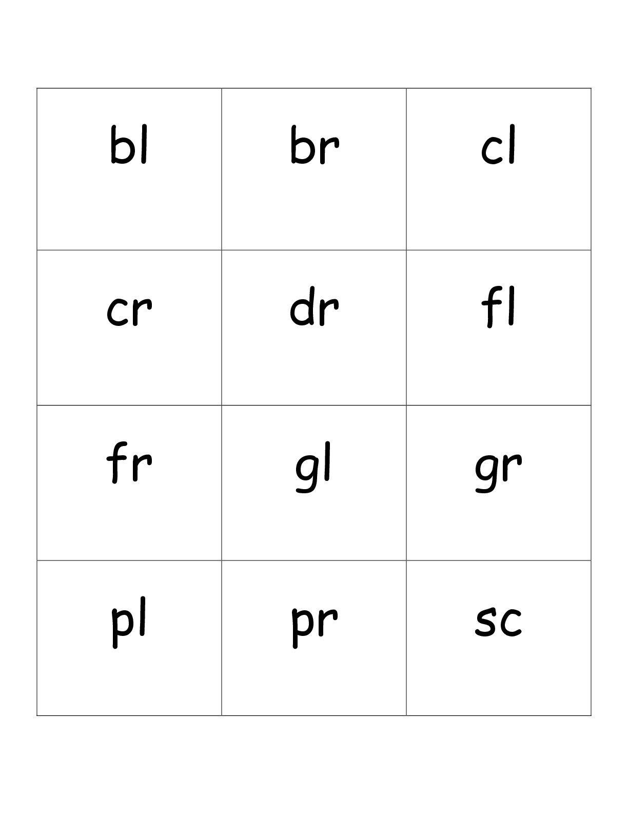 Free Phonics Printouts From The Teacher&amp;#039;s Guide - Free Printable Phonics Flashcards With Pictures