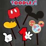 Free Photo Props Mickey Mouse Printable & Templates | Party On   Mickey Mouse Clubhouse Free Party Printables