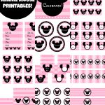Free Pink Minnie Mouse Birthday Party Printables | Catch My Party   Free Minnie Mouse Printable Templates