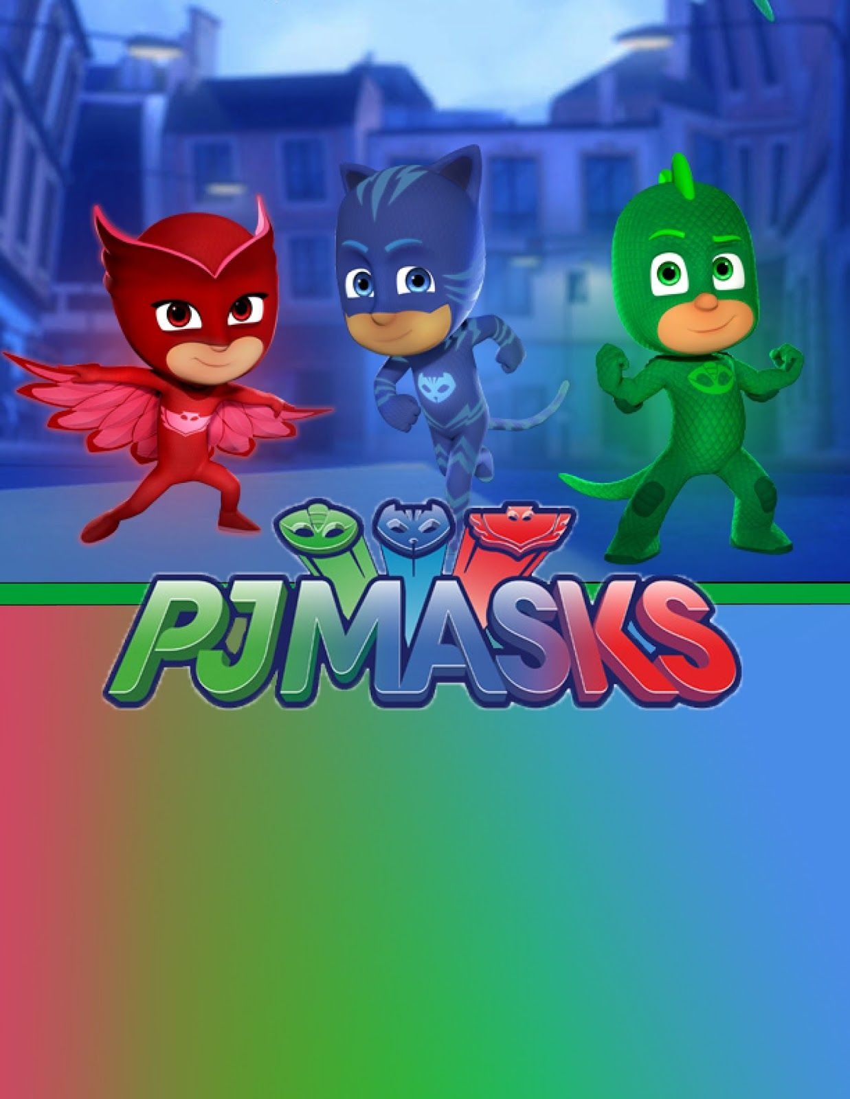 Free Pj Masks Birthday Party Printable Files Invitations | Kids - Pj Mask Free Printables