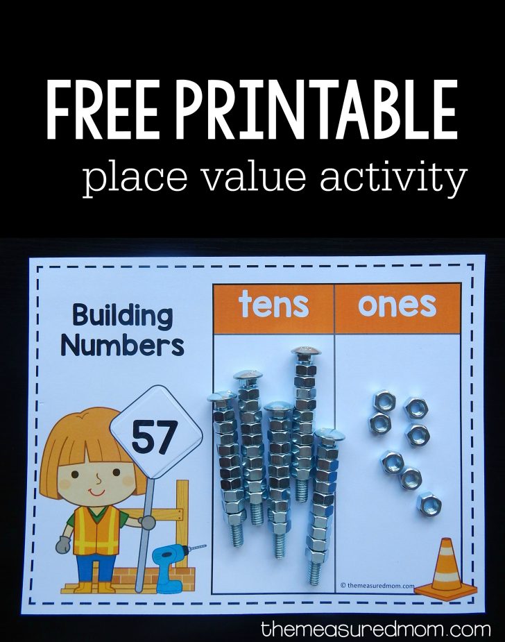 Place Value Game Printable Free