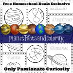 Free Planet Facts And Coloring Pages (Instant Download) | Ultimate   Free Printable Pictures Of Planets