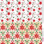 Free Poinsettia Printable Papers From Papercraft Inspirations 183   Free Printable Pattern Paper Sheets