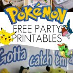 Free Pokemon Party Printables | Pokémon Party | Pokemon Party   Pokemon Printables Free