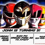 Free Power Rangers Birthday Invitation | Life's A Party | Power   Free Printable Power Ranger Birthday Invitations