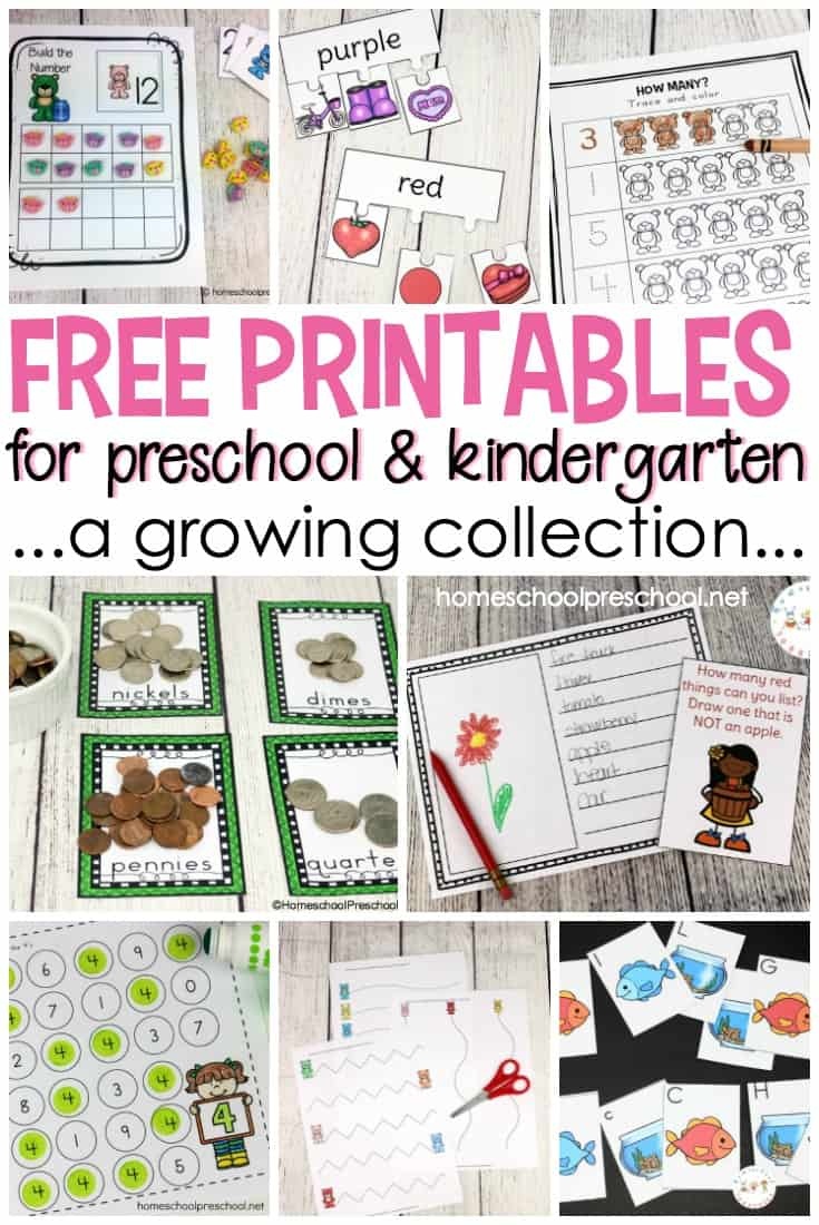 Free Preschool Printables For Your Homeschool Preschool - Free Printable Preschool Worksheets