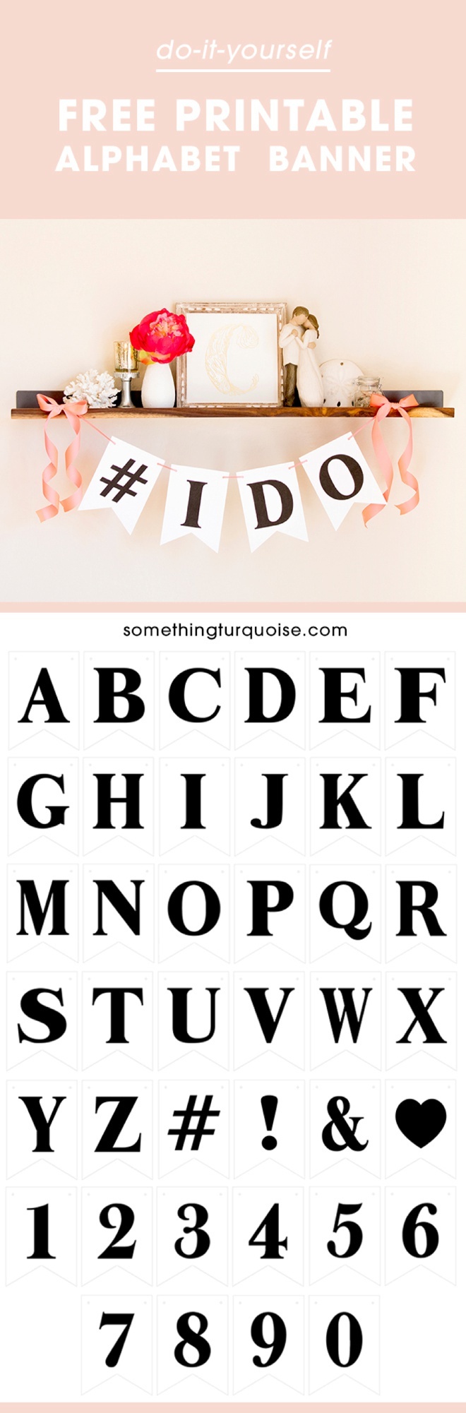 Free Printable Alphabet And Number Banner! Adorable! - Free Printable Abc Banner